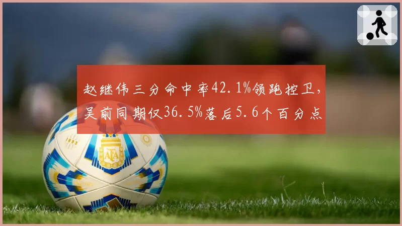 赵继伟三分命中率42.1%领跑控卫，吴前同期仅36.5%落后5.6个百分点